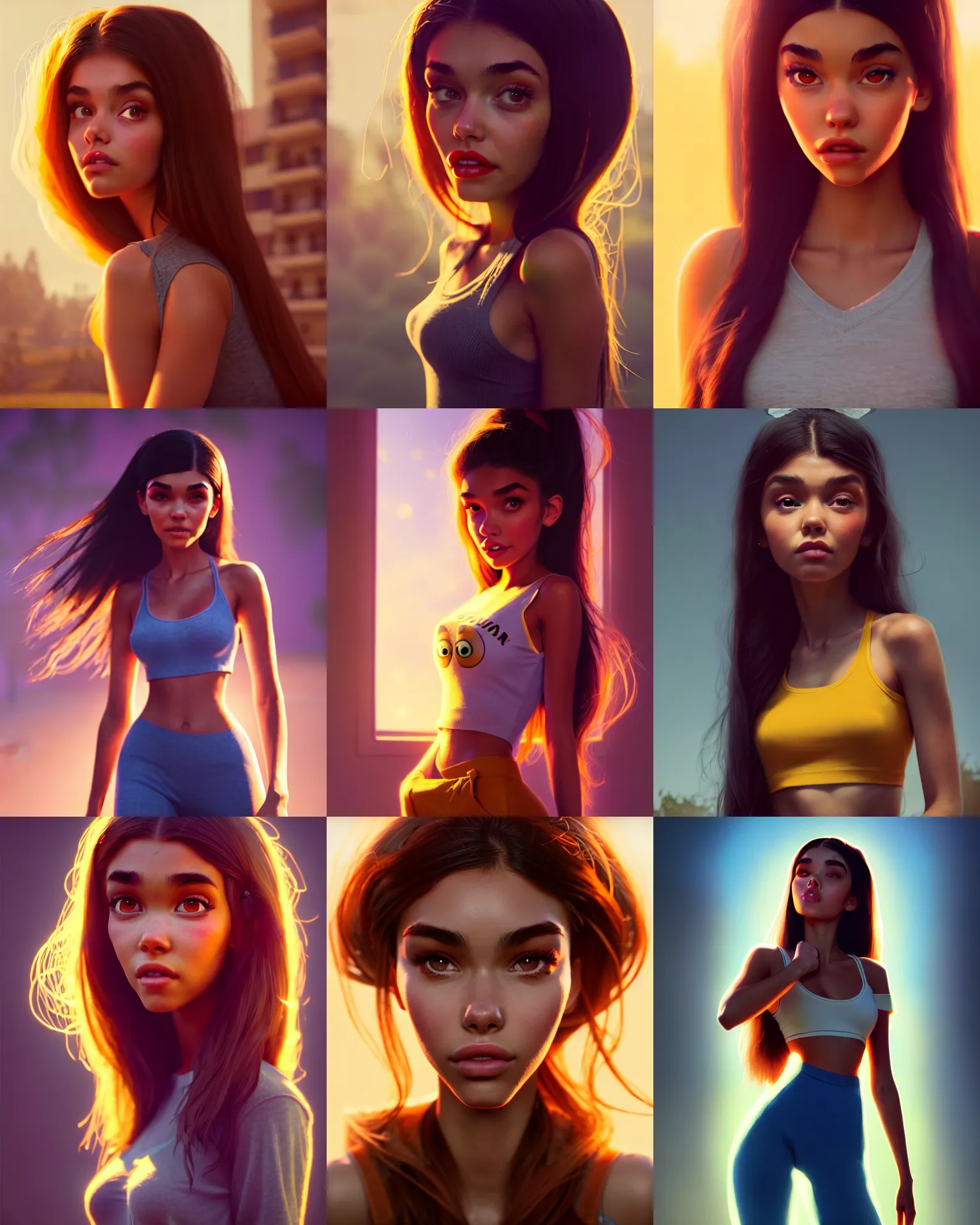 Prompt: a photo of madison beer : : college woman : : as honey bee woman by pixar : : by greg rutkowski, wlop, rossdraws, unreal engine, sweaty 4 k, hdr, : :