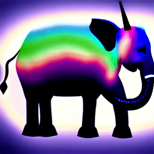 Image similar to unicorn elephant hybrid, 8 k.