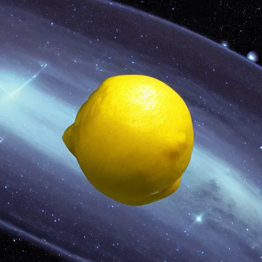 Image similar to planet lemon, photo by hubble telescope