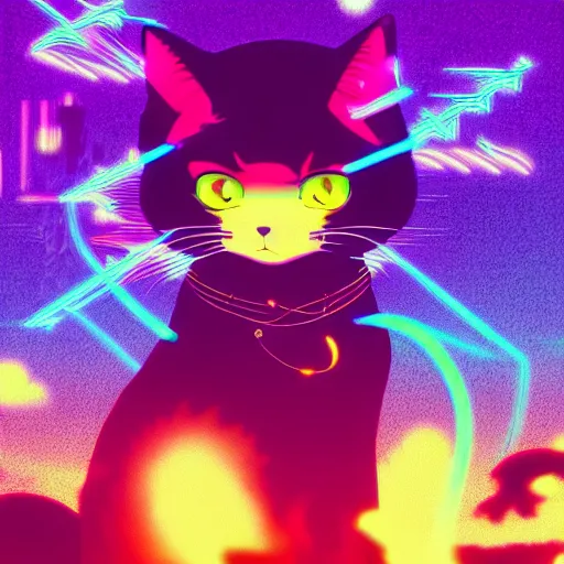 Anime Aesthetic Cat Wallpapers  Wallpaper Cave