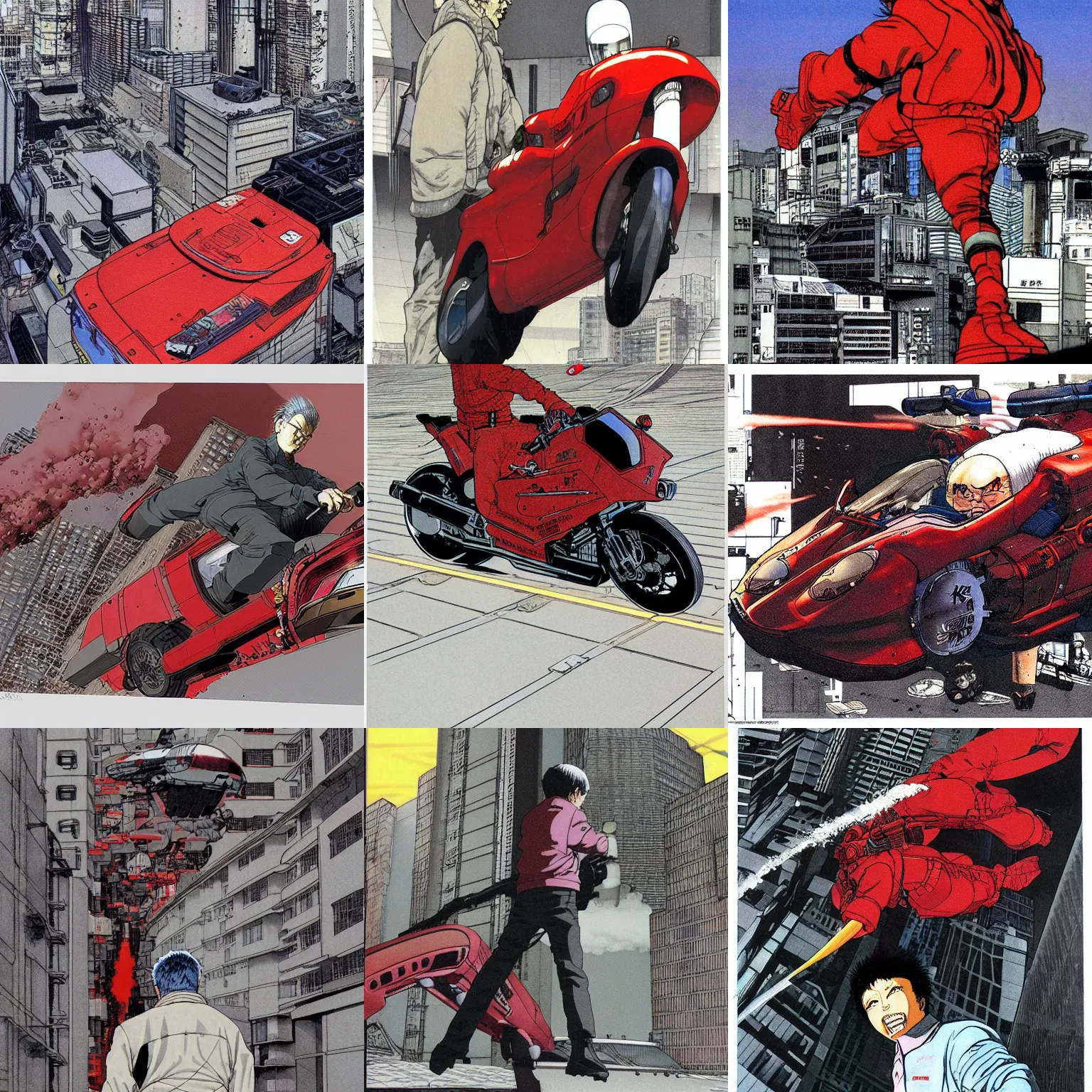 Prompt: akira by katsuhiro otomo, concept art