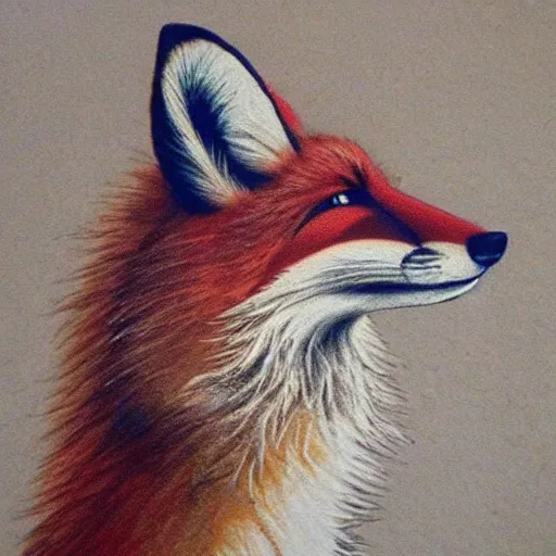 Prompt: a funny fox with a sword realistic