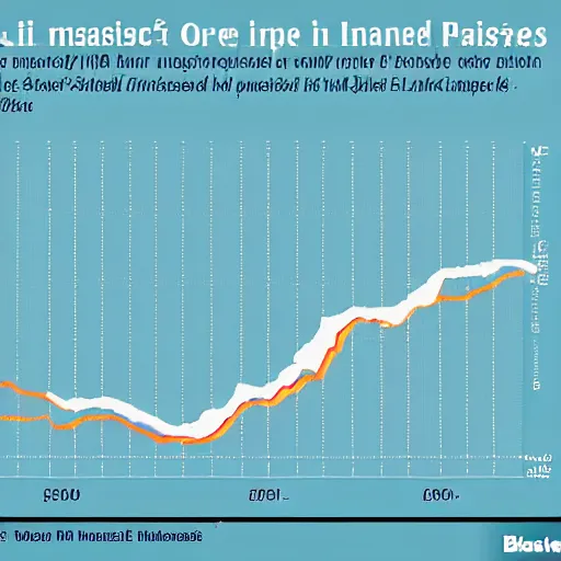 Image similar to a masterpiece isometric graph of historic marine oil prices by visualcapitalist trending on bloomberg