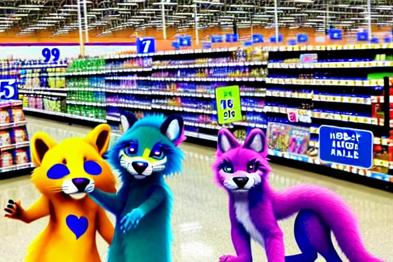 Image similar to photo of fursonas for sale at walmart