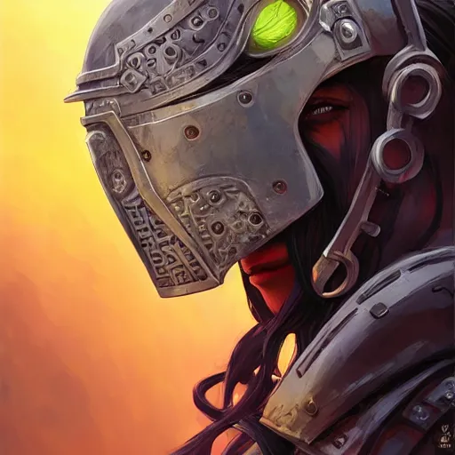 Image similar to cyberpunk viking helmet mask warrior goddess robot ninja fantasy, art gta 5 cover, official fanart behance hd artstation by jesper ejsing, by rhads, makoto shinkai and lois van baarle, ilya kuvshinov, ossdraws