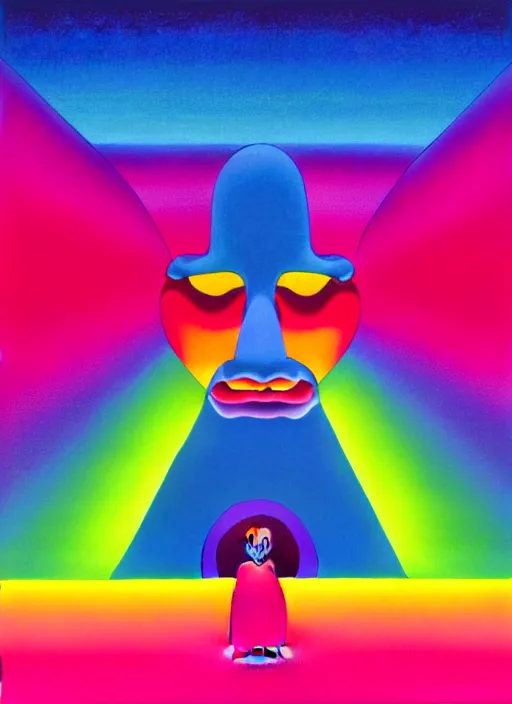 Image similar to prisma by shusei nagaoka, kaws, david rudnick, airbrush on canvas, pastell colours, cell shaded, 8 k