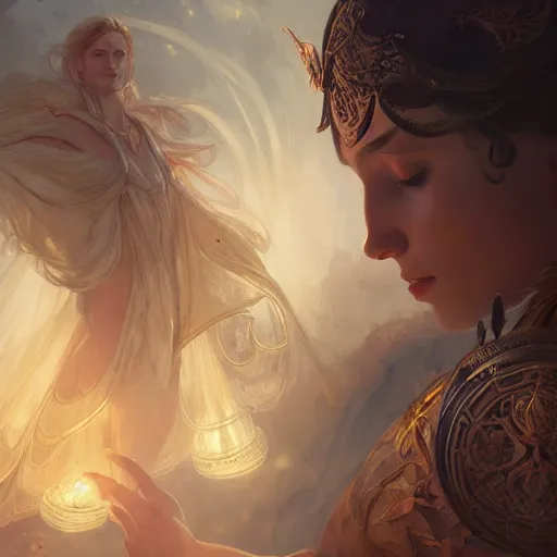 Prompt: Andra Gogan, D&D, fantasy, intricate, cinematic lighting, highly detailed, digital painting, artstation, concept art, smooth, sharp focus, illustration, art by Artgerm and Greg Rutkowski and Alphonse Mucha