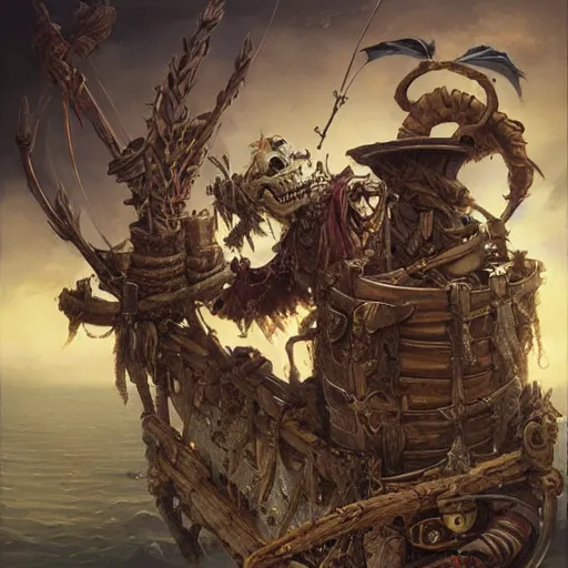 Image similar to pirate skeleton drinking beer by ellen jewett, tomasz alen kopera and Justin Gerard