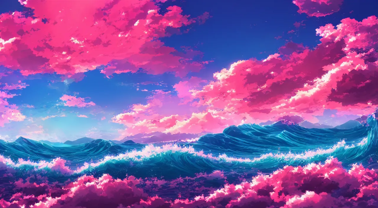 Anime landscape wallpaper by thewaifuu - Download on ZEDGE™ | 4c37-demhanvico.com.vn