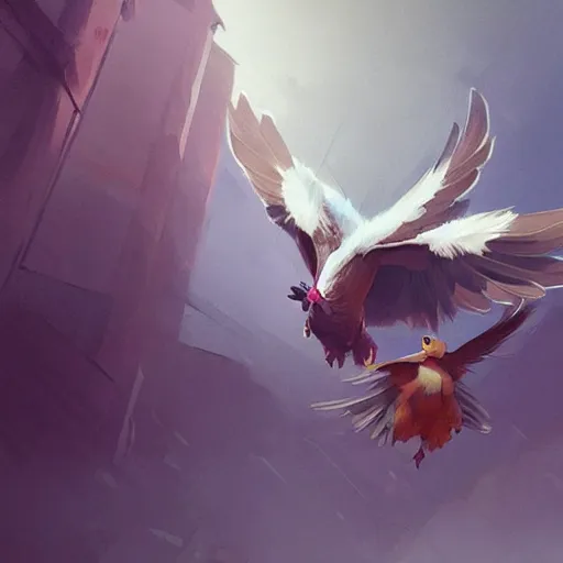 Image similar to Pidgeot ,Greg rutkowski, Trending artstation, cinematográfica, digital Art