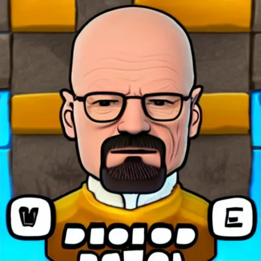 Image similar to walter white on clash royale