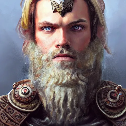 Image similar to PewDiePie as a fantasy D&D character, portrait art by Donato Giancola and James Gurney, digital art, trending on artstation