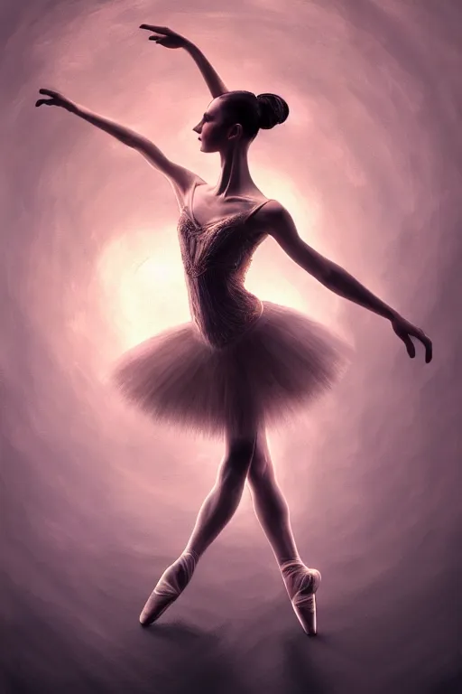 Image similar to prima ballerina, gorgeous, ethereal, intricate, elegant, volumetric lighting, nature scenery, digital painting, highly detailed, artstation, sharp focus, illustration, concept art, clive barker