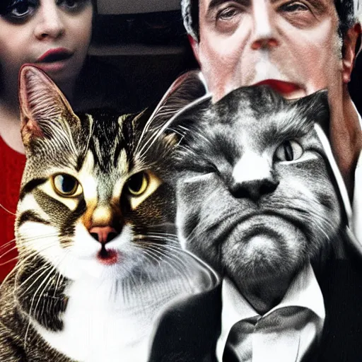 Image similar to the sopranos but they are cats