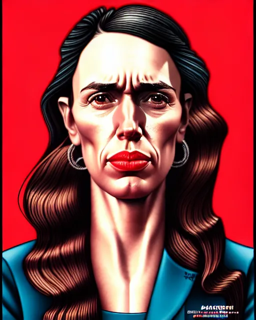 Image similar to jacinda ardern in the style of cuban communist propaganda poster art in the year 1 9 8 7 ultra realistic, concept art, intricate details, highly detailed, photorealistic, octane render, 8 k, unreal engine. art by artgerm and magali villeneuve