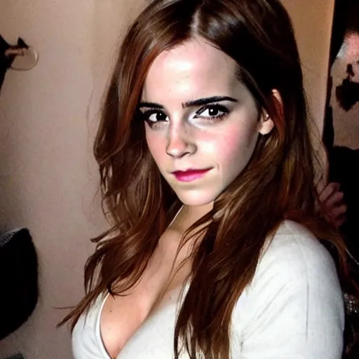 Image similar to emma watson mixed with kim kardashian