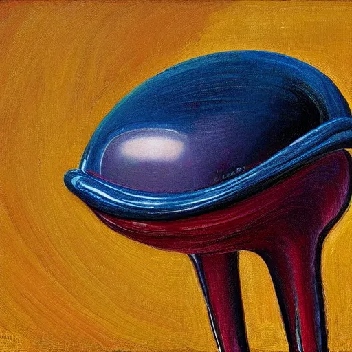 Image similar to alien by wayne thiebaud