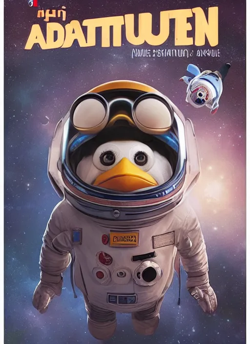 Prompt: 5 7 4 8 astronaut penguin in space adventure movie by nuri iyem, james gurney, james jean, greg rutkowski, anato finnstark. pixar. hyper detailed, 5 0 mm, award winning photography, perfect faces