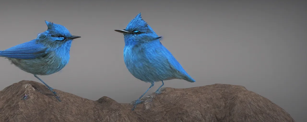 Prompt: blue wren, atmospheric, mist, epic, photorealistic, realistic, rule of thirds, extremely detailed, 4 k, 8 k, unreal engine 5 render, rim lighting, rtx, ray traced lighting, shot on 3 5 mm, film grain