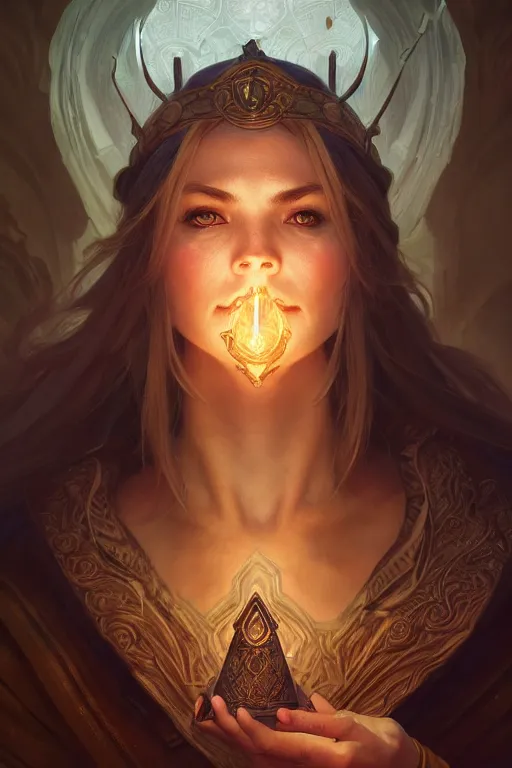 Image similar to photography of ancient mage, deep focus, d & d, fantasy, intricate, elegant, highly detailed, digital painting, artstation, concept art, matte, sharp focus, illustration, hearthstone, art by artgerm and greg rutkowski and alphonse mucha