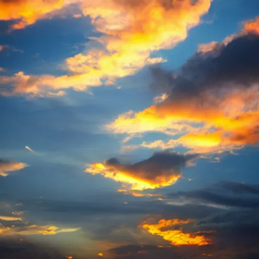 Image similar to photo of sunset clouds look like shape of virgin mary face