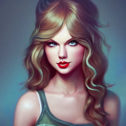 Image similar to a portrait of taylor swift, art by lois van baarle and loish and ross tran and rossdraws and sam yang and samdoesarts and artgerm and saruei and disney, digital art, highly detailed, intricate, sharp focus, trending on artstation hq, deviantart, unreal engine 5, 4 k uhd image