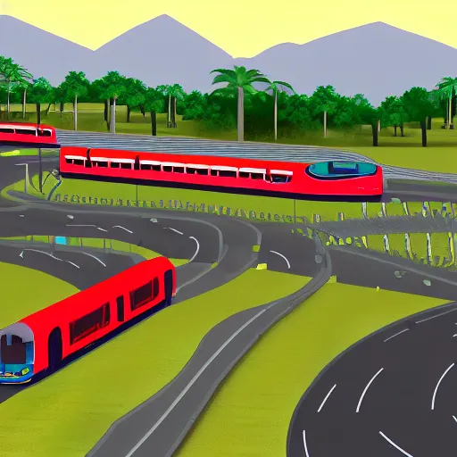 Image similar to realistic graphic of transport tycoon,