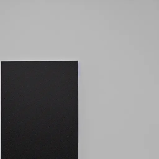 Image similar to minimal vantablack page by karl gerstner