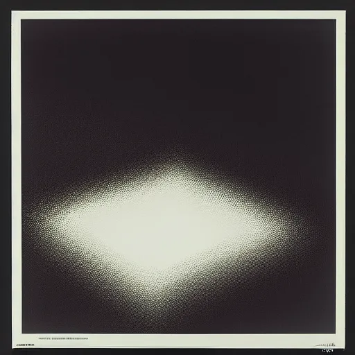 Prompt: filled square canvas of the blackest black ink by karl gerstner, solid color, full frame, 8 k scan, no border