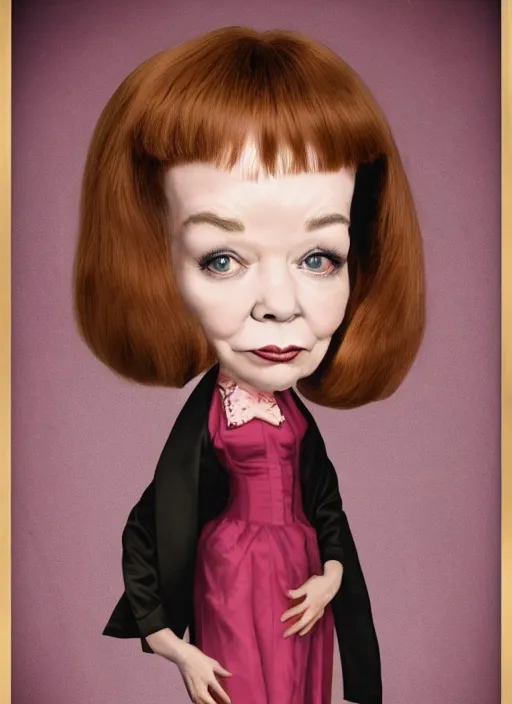 Prompt: a young shirley MacLaine as a mark ryden doll, detailed digital art, trending on Artstation