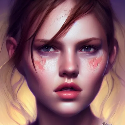 Image similar to digital painting by annie ralli, artgem, fullshot, color painting, hyperrealistic, concept art, oil painting, masterpiece, concept art, trending on deviantart, realistic and detailed face, highly detailed, high quality, 8 k, soft lighting, fancy colors, fantasy, cinematic, high coherence