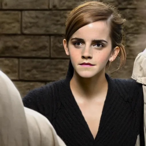 Image similar to emma watson as a prisoner