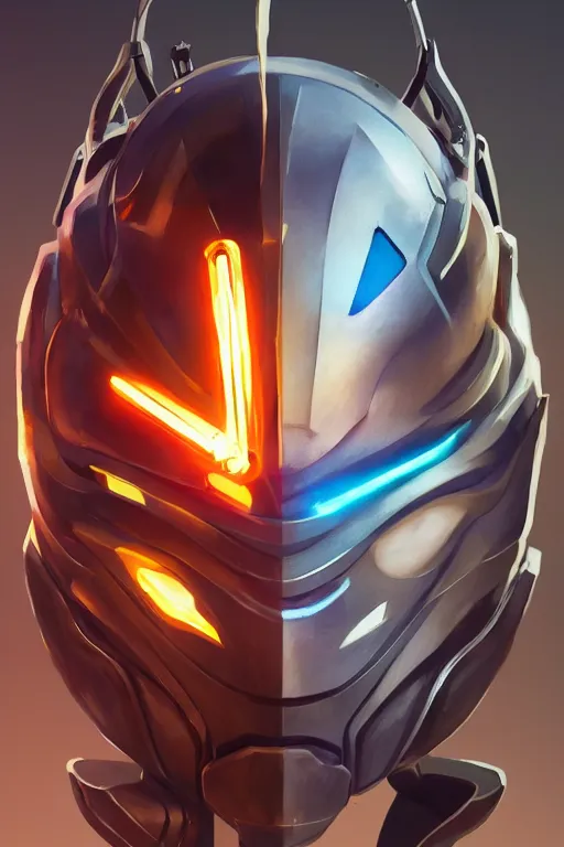 Image similar to epic mask helmet robot ninja portrait stylized as fornite style game design fanart by concept artist gervasio canda, behance hd by jesper ejsing, by rhads, makoto shinkai and lois van baarle, ilya kuvshinov, rossdraws global illumination radiating a glowing aura global illumination ray tracing hdr render in unreal engine 5