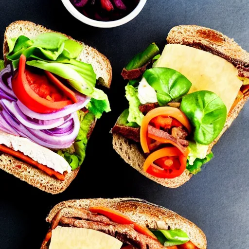 Prompt: healthy sandwiches that will blow your mind, blog, lifestyle, Insanely Detailed, 8k, UHD