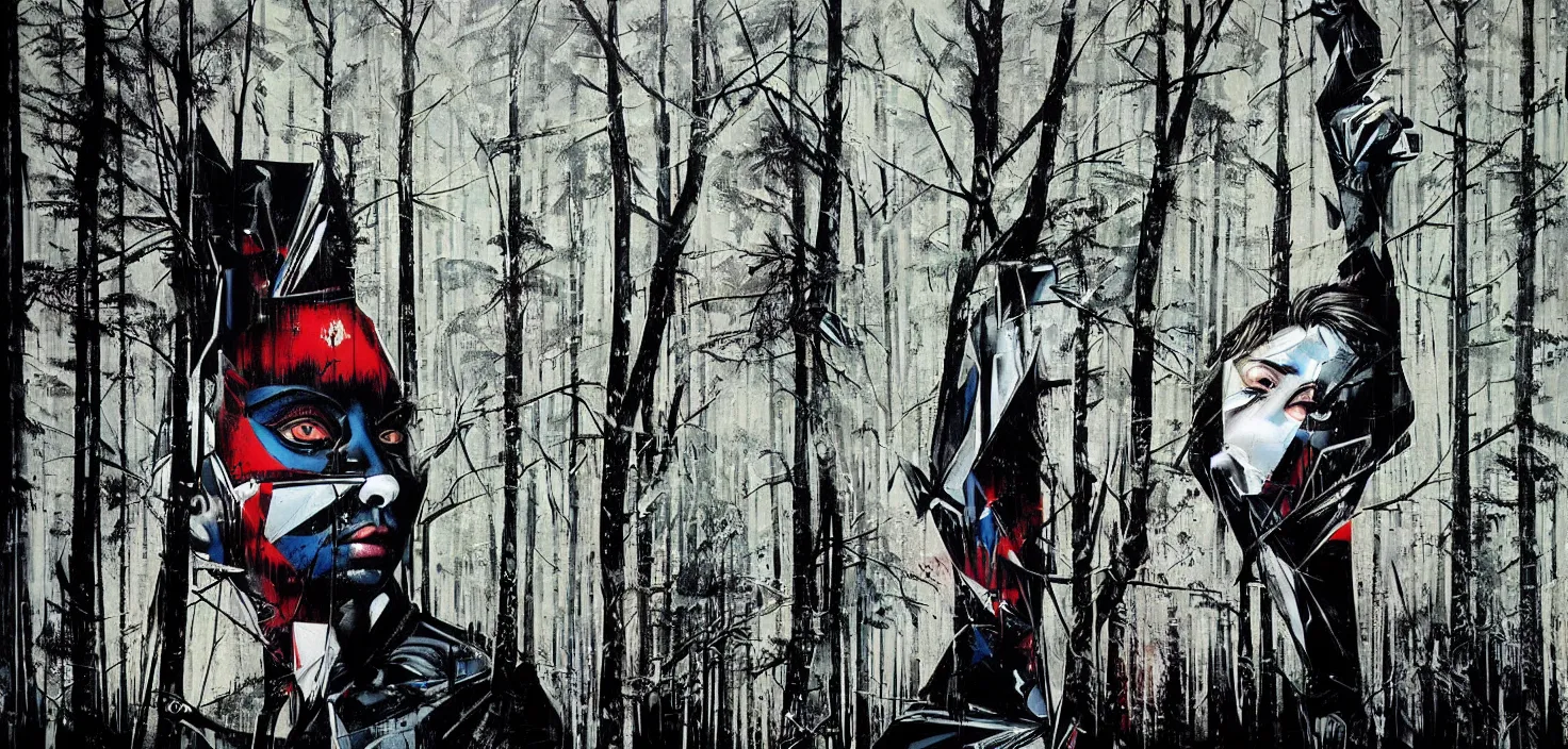 Prompt: dark forest by chevrier sandra