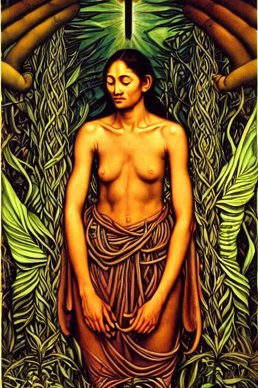 Prompt: The Ayahuasca Spirit, by Carl Evelyn De Morgan