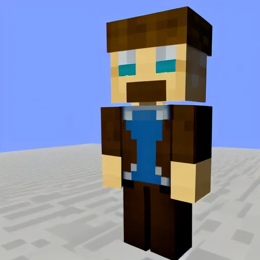 Prompt: Walter White Minecraft character