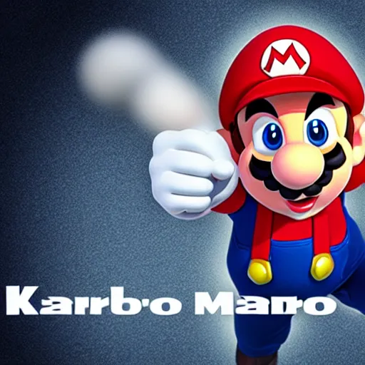 Prompt: knock-off dalle 2 mario