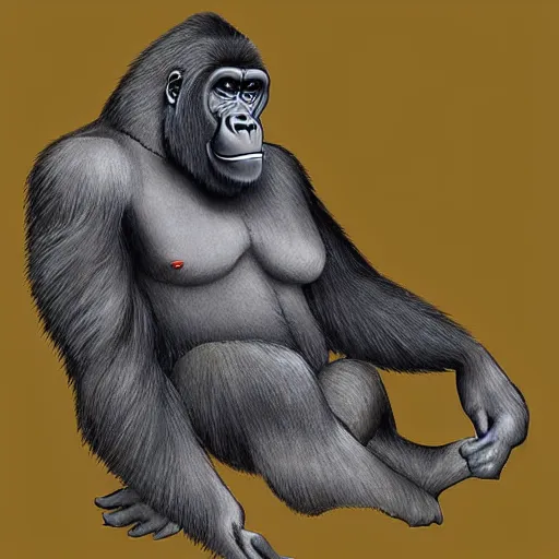 Image similar to gorilla sketches by aaron blaise