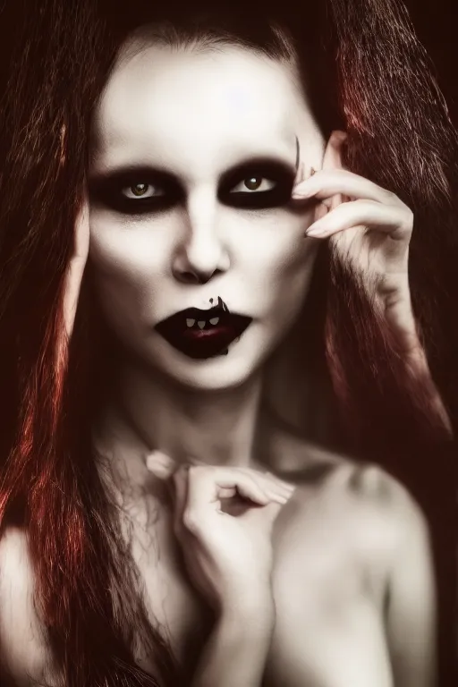 a realistic vampire posing for a portrait, cinematic, | Stable ...