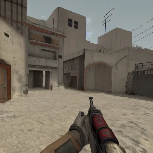 Image similar to de_dust2