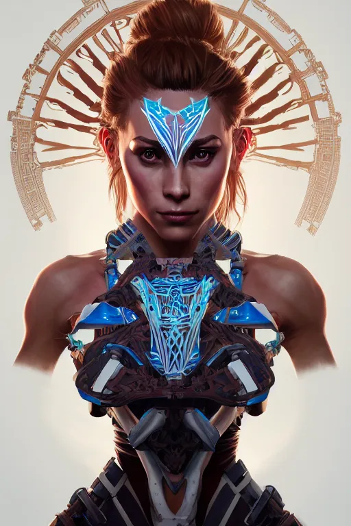 Prompt: symmetry!! portrait of amazing body fitness instructor in the style of horizon zero dawn, machine parts embedded into face, intricate, elegant, highly detailed, digital painting, artstation, concept art, smooth, sharp focus, illustration, art by artgerm and greg rutkowski and alphonse mucha, 8 k