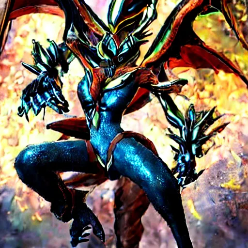 Image similar to cyber dragon angel pimp