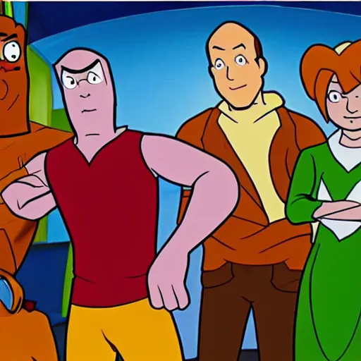 Image similar to bootleg scooby doo mystery inc