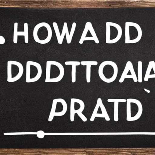 Image similar to how to avoid procrastination in 3 easy steps, english text, times new roman font, blackboard writing, perfect kerning.