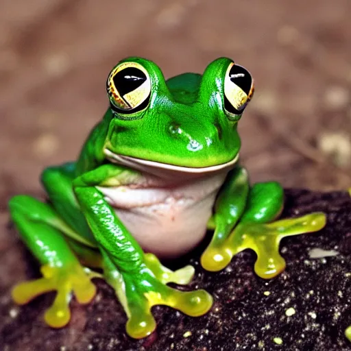 Prompt: cute frog