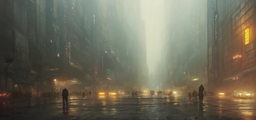 Image similar to 2 0 1 8 blade runner movie still cityscape street level, sci - fi elegant by dennis villeneuve, tom anders, zorn hans, dragan bibin, thoma, greg rutkowski, ismail inceoglu illustrated sand storm alphonse mucha, unreal engine 5, octane render