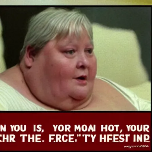 Image similar to your mama is so fat...