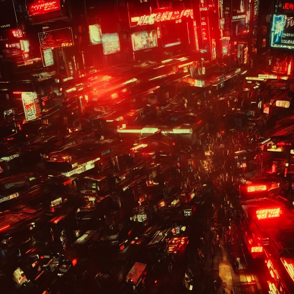Image similar to epic highly detailed photo of gangs fight in cyberpunk night adult club, 3 5 mm, guns blasting, low angle, blade runner, akira, cinematic angle, cinematic lighting, reflections, action, battle