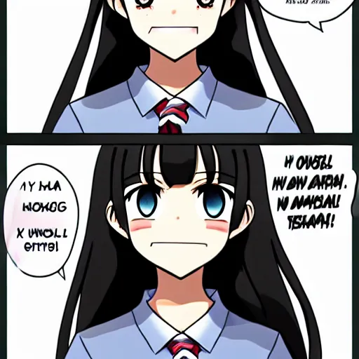 Prompt: komi - san by danbooru